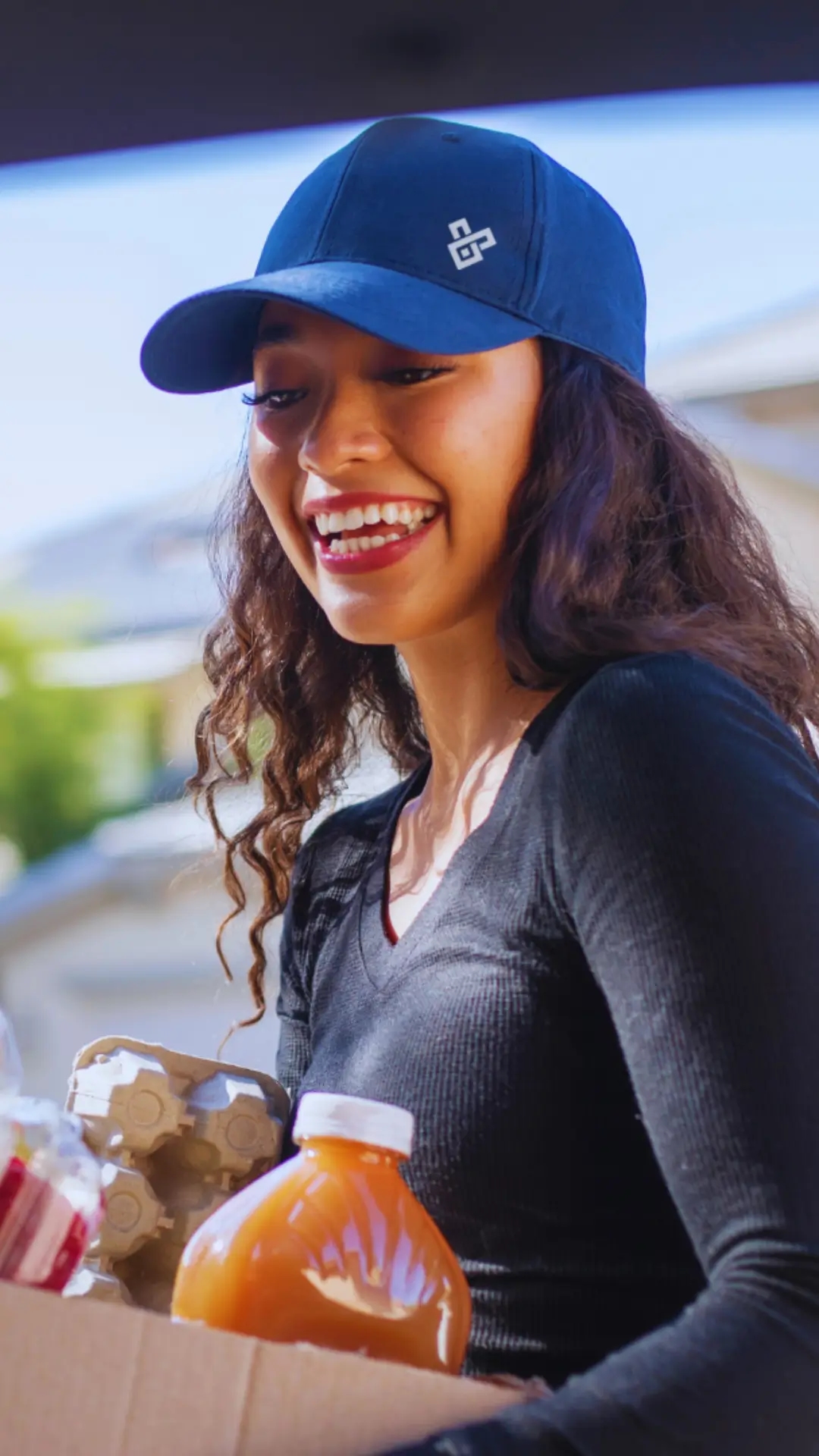 Food delivery background